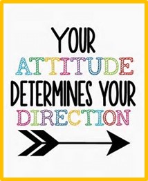 your attitude determines your direction