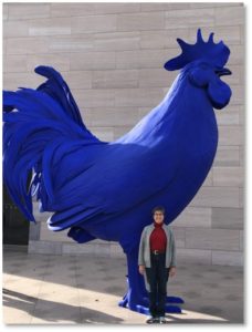 big blue rooster, National Gallery, Washington DC