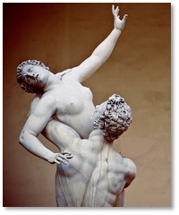 Giambologna, Abduction of a Sabine Woman, sculpture, rape, war