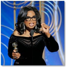 Oprah Winfrey, Golden Globe Awards, It's Time