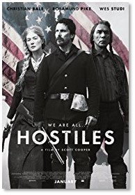 Hostiles movie, Christian Bale, Rosamund Pike, Scott Cooper, Wes Studi, 