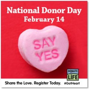 National Donor Day: Say Yes
