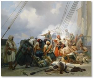 Barbary Pirates, Marine Hymn, Battle of Derna
