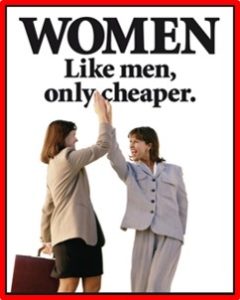 Women Like Men Only Cheaper