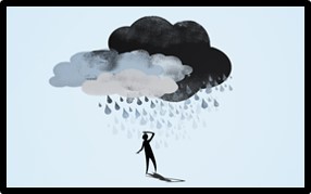 cloud, depression, rain, sadness, suicide