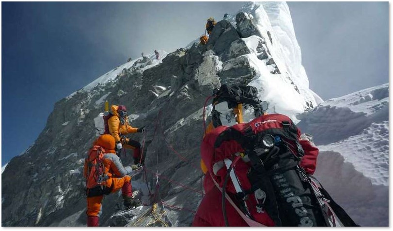 Mount Everest, Southwest Ridge, Hillary Step, Kangshung Face