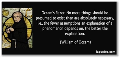 Occam's Razor, conspiracy theories, Jeffrey Epstein