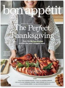 Bon Appetit, The Perfect Thanksgiving, November 2019