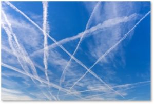 jet contrails, 9/11, air quality, canceled flights, ground temperature