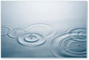 ripples in water. rings, 