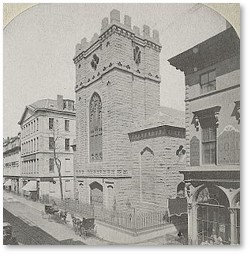 Trinity Church, Boston, Summer Street, George Watson Brimmer, Phillips Brooks, Great Fire of 1872