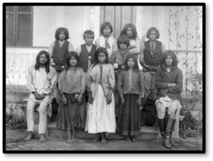 Navajo Family, Dineh, Reservation