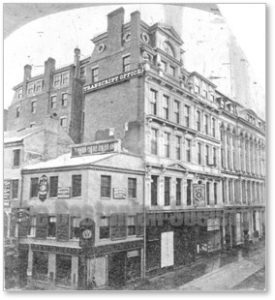 Old Transcript Building, Washington Street, Newspaper Row