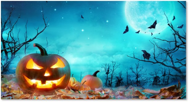 Halloween, Full Moon, Blue Moon, Blood Moon, Saturday