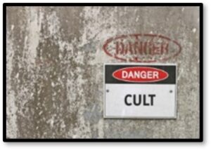 Danger, Cult, Warning sign