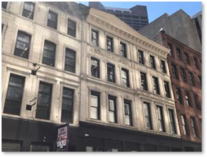 Richardson Block, Frontispiece, William G. Preston, Jeffrey Richardson, Pearl Street, High Street, Financial District
