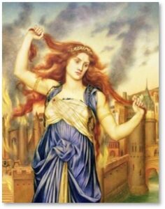 Cassandra, Greek Myth, mortal woman, Apollo, cursed