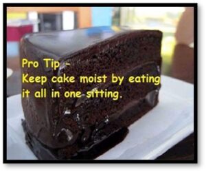 keep cake moist, fake hack, pro tip
