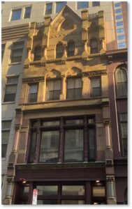 15-17 Essex Street, Cummings and Sears, Romanesque Revival, polychromy, facadism