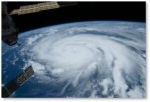 Hurricane Ida, ISS, International Space Station, August 2021