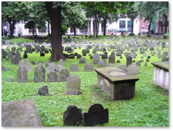 Chest tomb, Old Granary Burying Ground, tour guide, ghost tour, Haunted Boston