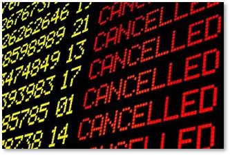 Cancelled flights, departure times, airport, American Airlines, Southwest Airlines, October 2021