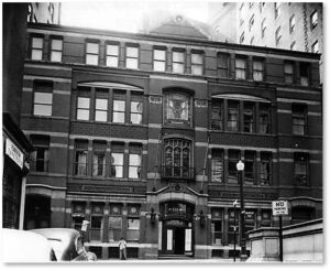 Newsboys' Home, Somerset Street, Boston, Harry E Burroughs, Suffolk University