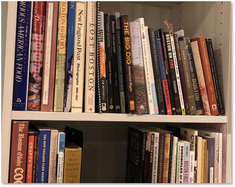 Boston Bookshelf, Boston, New England, reference books
