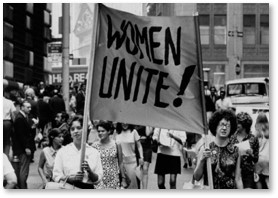 Women unite, Women's movement, demonstration