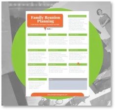 Family reunion guidelines, planner, list