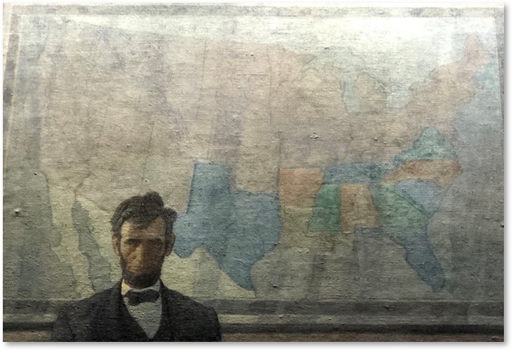 Abraham Lincoln, US Map, N.C. Wyeth