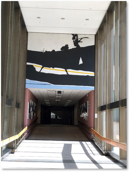 New England Elegy, Robert Motherwell, hallway, corridor, JFK Federal Building