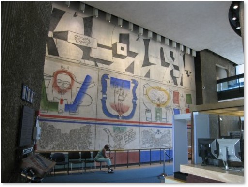 Constantin Nivola, Graffito Mural Government Service Center, Boston