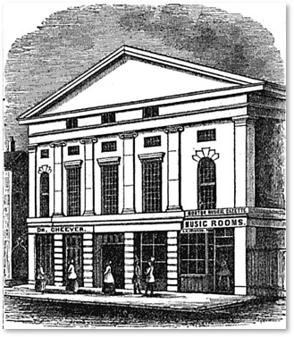 Tremont Theater, Isaiah Rogers, Greek Revival, Boston