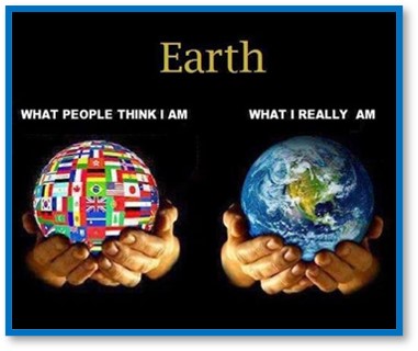 Earth, Planet, What you think I am, What I really am, globes