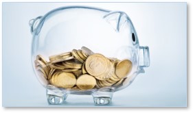 Piggy bank, saving, coins