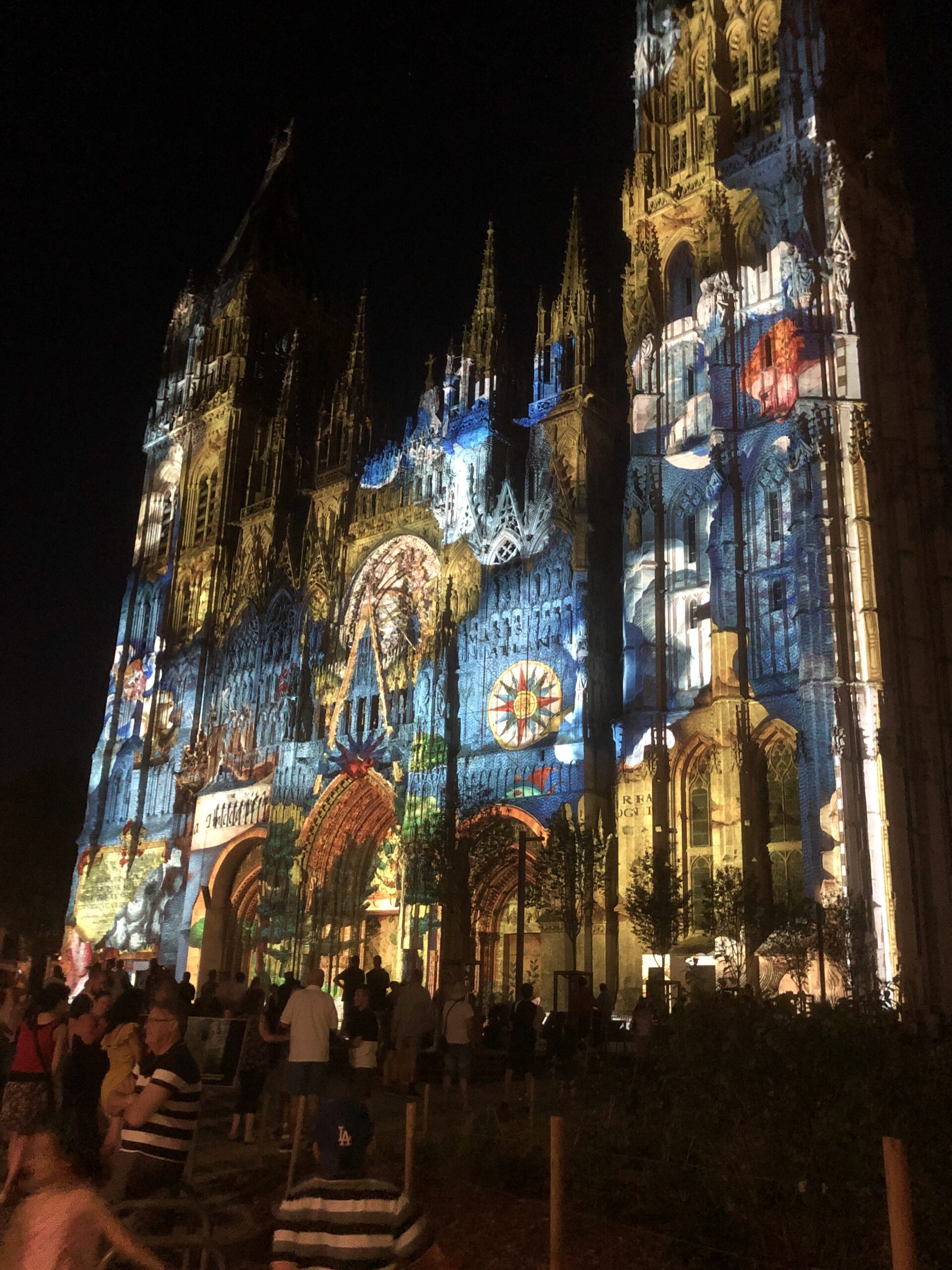Rouen Cathedral, Sound and Light Show, France