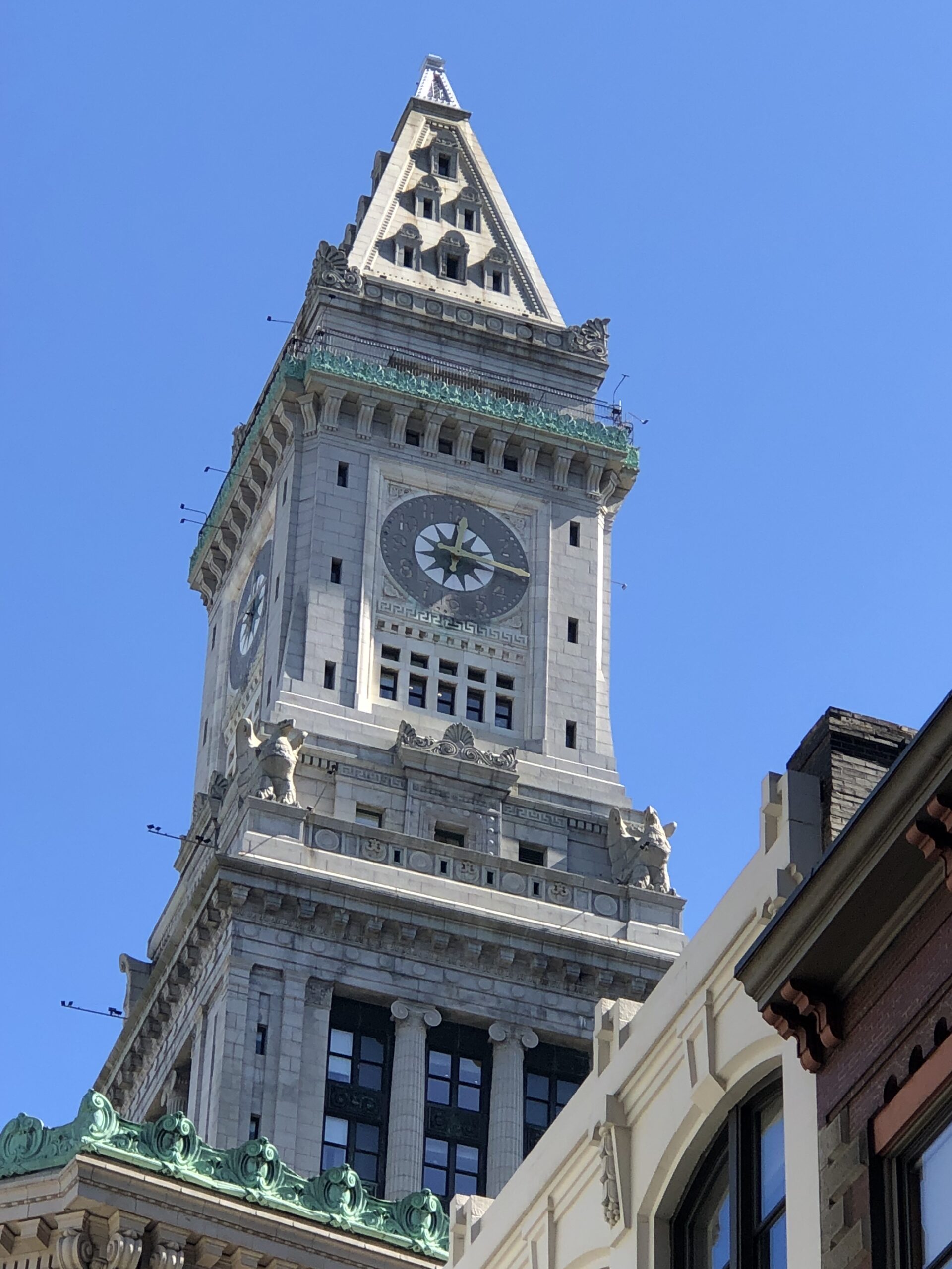 Custom House Tower, Boston, State Street, Marriott, Bonvoy, clock