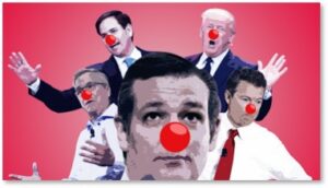 Republican, clown show, speaker