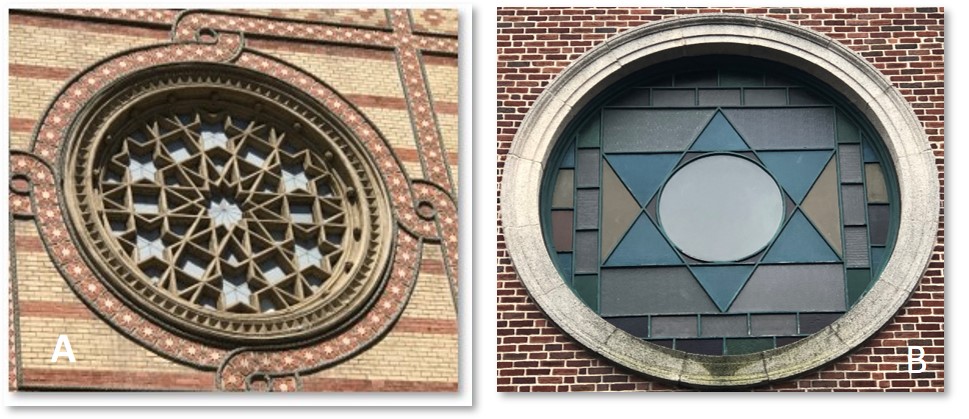 Boston Quiz, Synagogue, Rose window, Star of David
