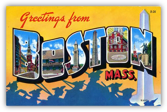 Greetings from Boston, postcard, highlights, January 2023