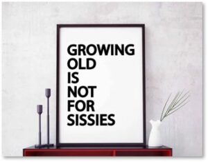 Growing Old is Not for Sissies, Aging, work force, underemployment