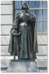Anne Hutchinson, Women's Memorial, Cyrus Dallin, Massachusetts State House