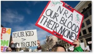 NRA Our Blood Their Money, Gun Violence, campaign donations