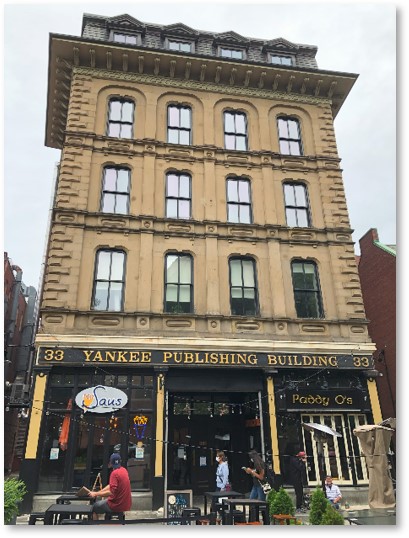 33 Union Street, Boston, Blackstone Block, Cyrus Carpenter & Co., Yankee Publishing, stoves