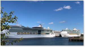 Cruiseport, Cruise Ships, Reserved Channel, Two ships, September-October 2023 posts