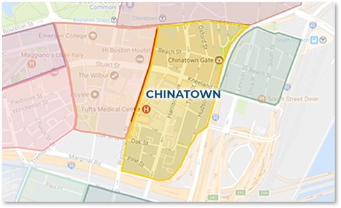 Chinatown, Boston, China Trade Gate, South Cove