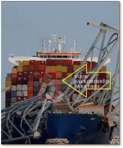 Container Ship, Dali, Francis Scott Key Bridge, Baltimore Harbor, collision