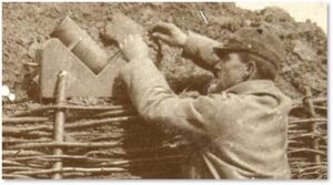 Artilleryman, Cellerier Mortar, IED, Improvised Explosive Device, WWI