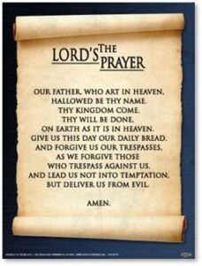 The Lord's Prayer, School Prayer, Separation of Church and State